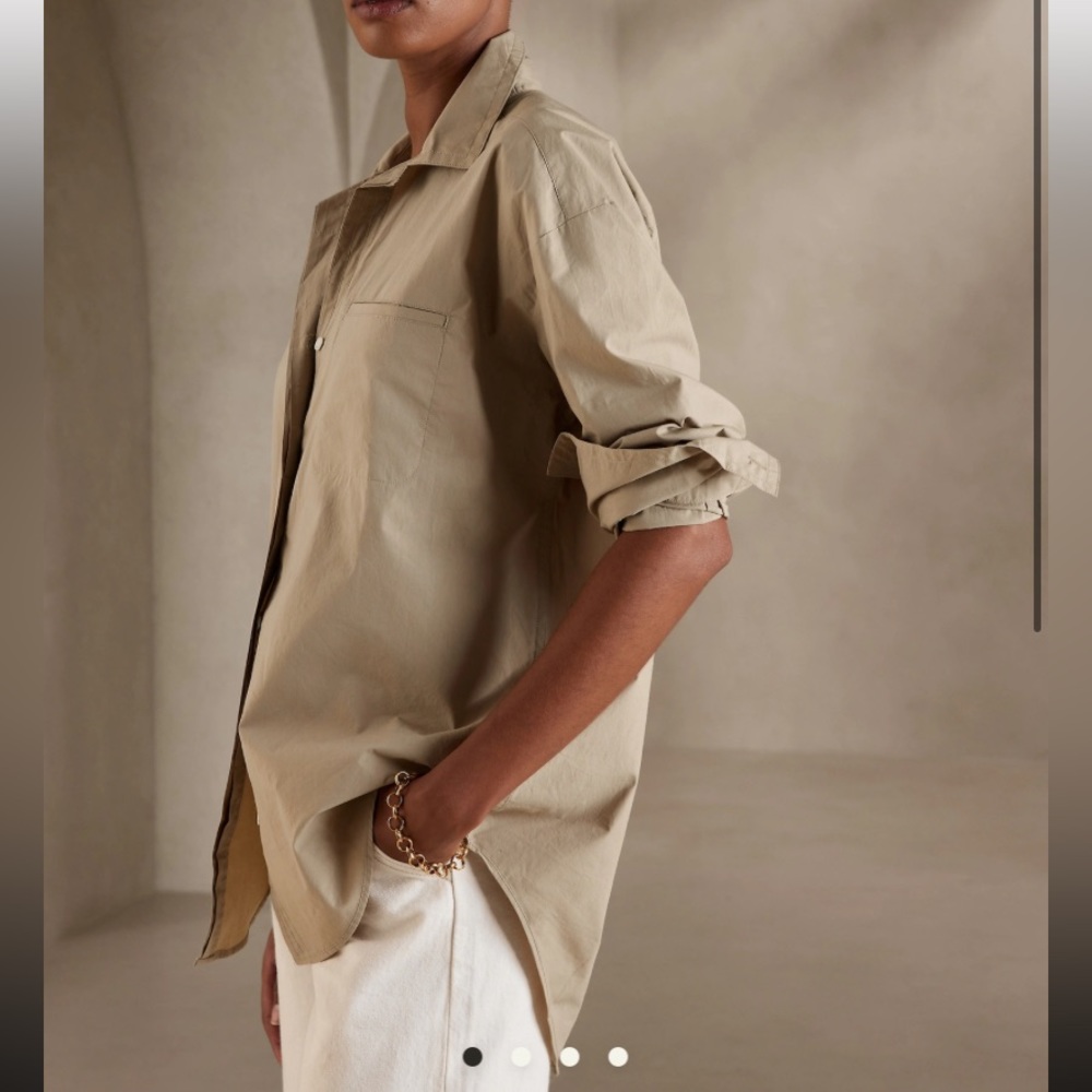 [NWT] Banana Republic Oversized Tunic, Sz Tall Lrg